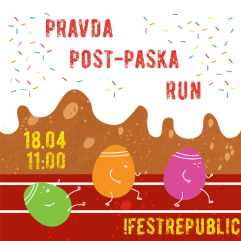 PRAVDA POST-PASKA RUN poster