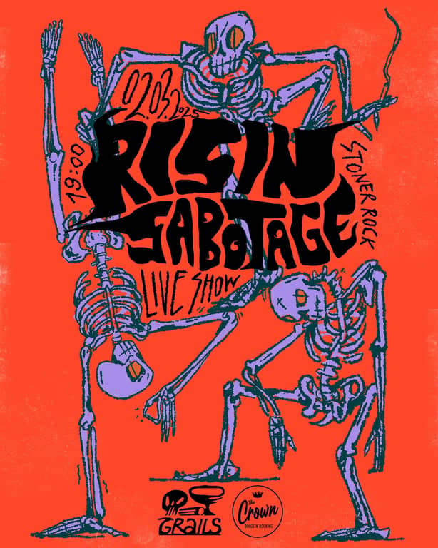 Risin sabotage  poster