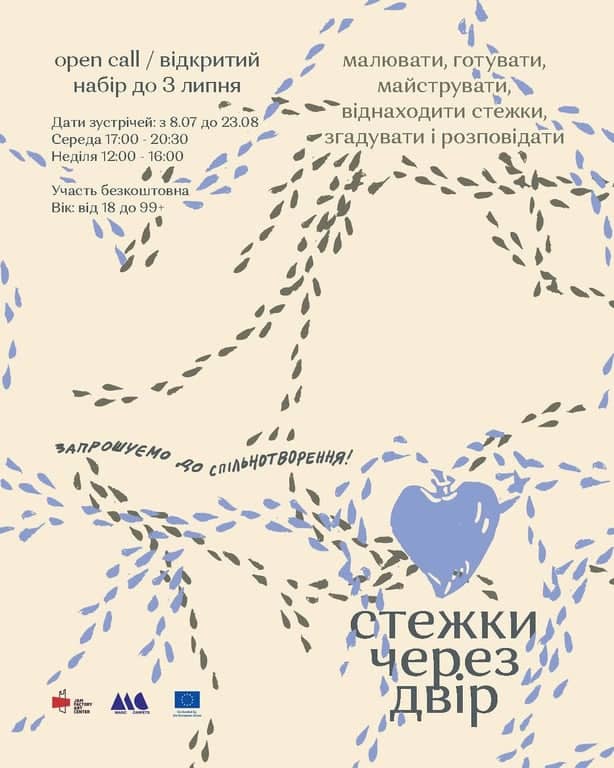 Стежки через двір poster