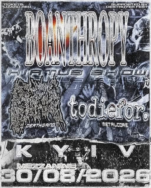 BOANTHROPY HIATUS SHOW poster