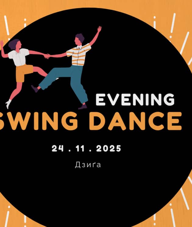 Swing dance evening poster