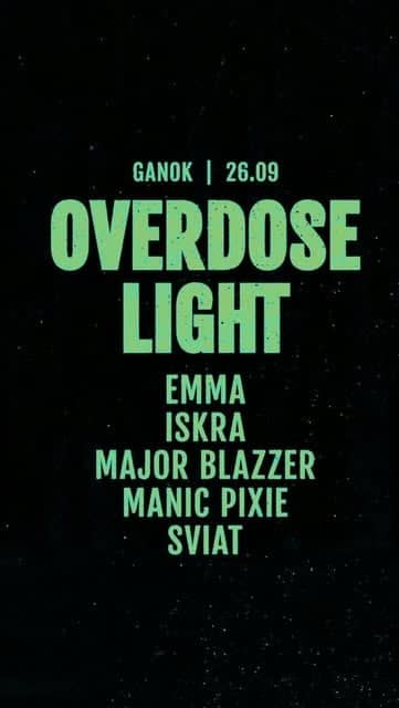 OVERDOSE LIGHT poster