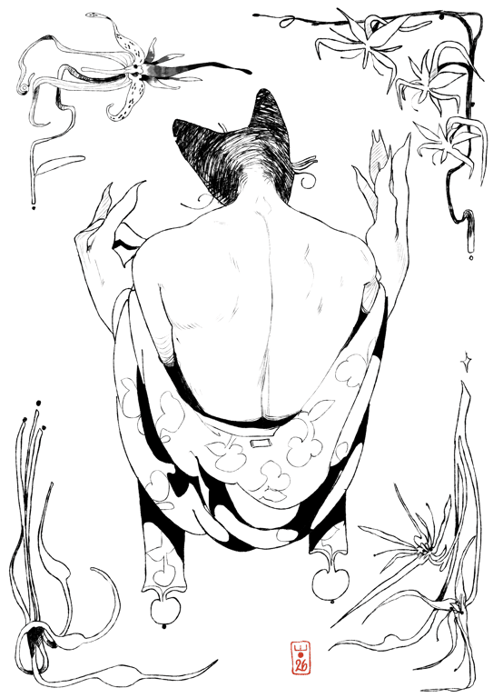 Замальовки, чоловіча оголена натура poster