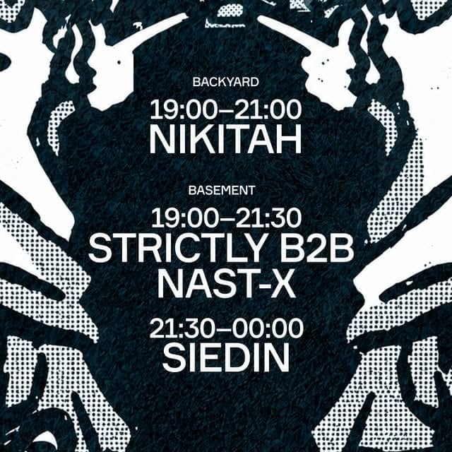 Вечірка з Nikitah, Strictly b2b Nast-x та Siedin poster