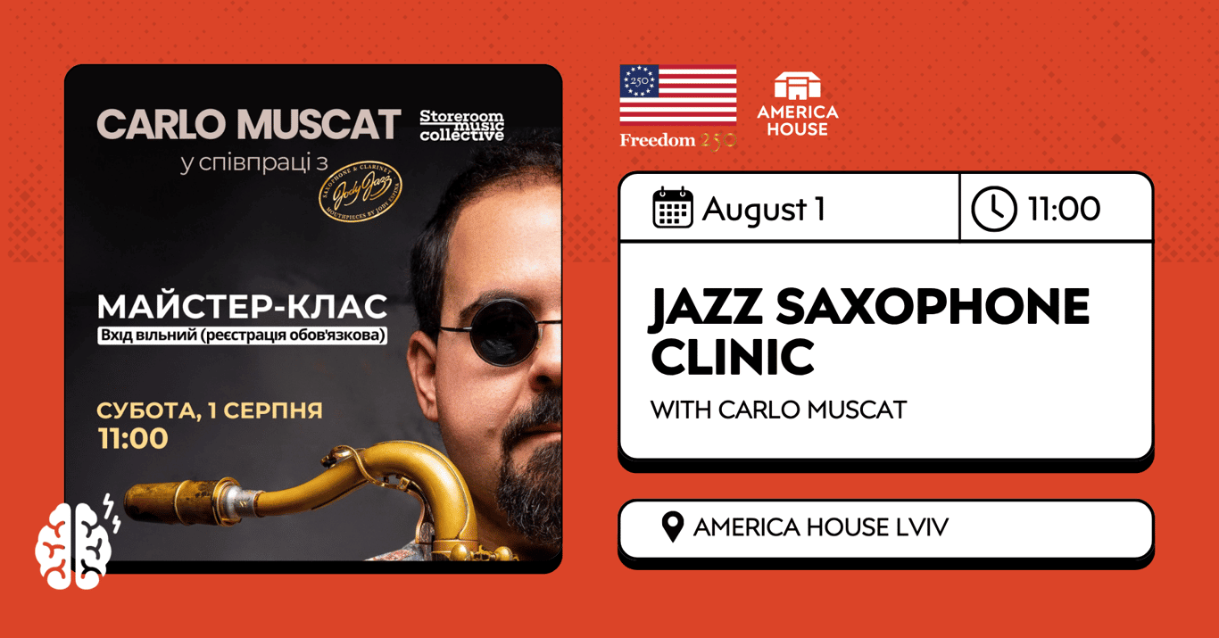 Jazz Saxophone Clinic with Carlo Muscat poster