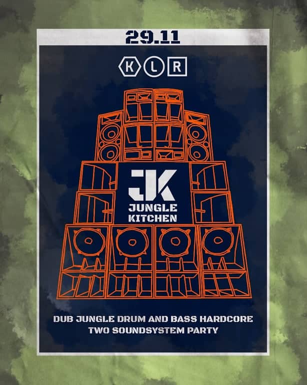 Jungle Kitchen: Dub Jungle Drum and Bass Hardcore poster