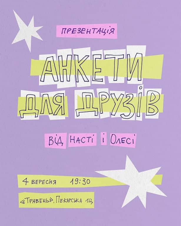 Презентація «Анкети для друзів»