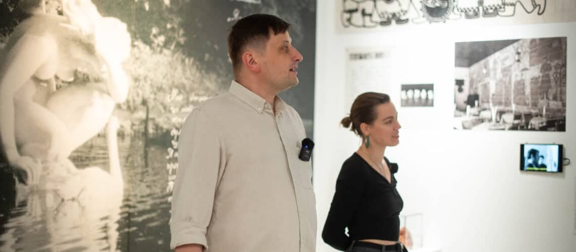 Кураторська екскурсія Тараса Лесіва і Ляни Мицько виставкою «ЛНАМ: розархівація» poster
