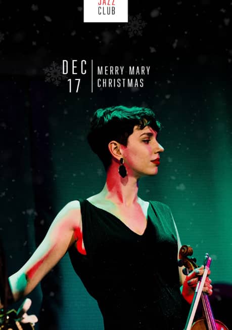 Merry Mary Quintet- Christmas poster