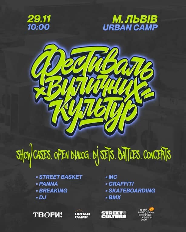 Всеукраїнський Фестиваль Вуличних культур poster