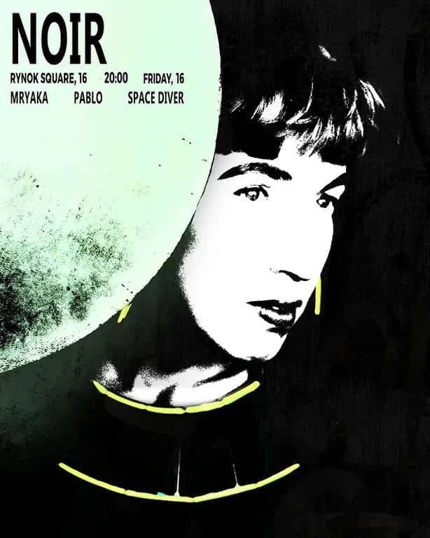 Pablo Space Diver MRYAKA poster
